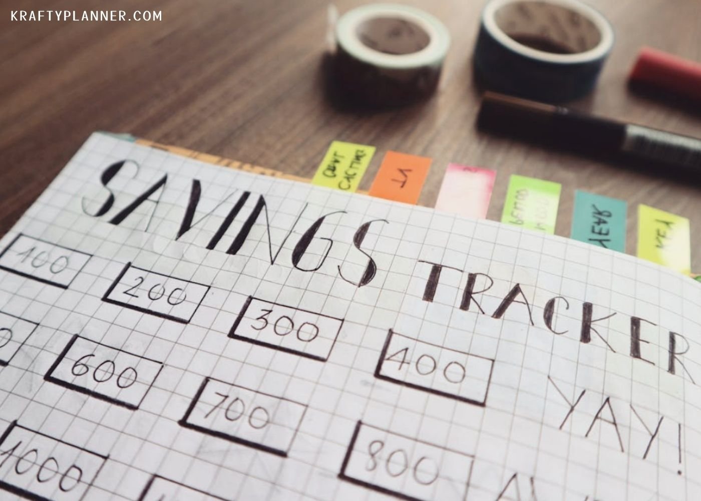 How to Use Planning Tools to Help Lower Your Monthly Bills - Savings tracker