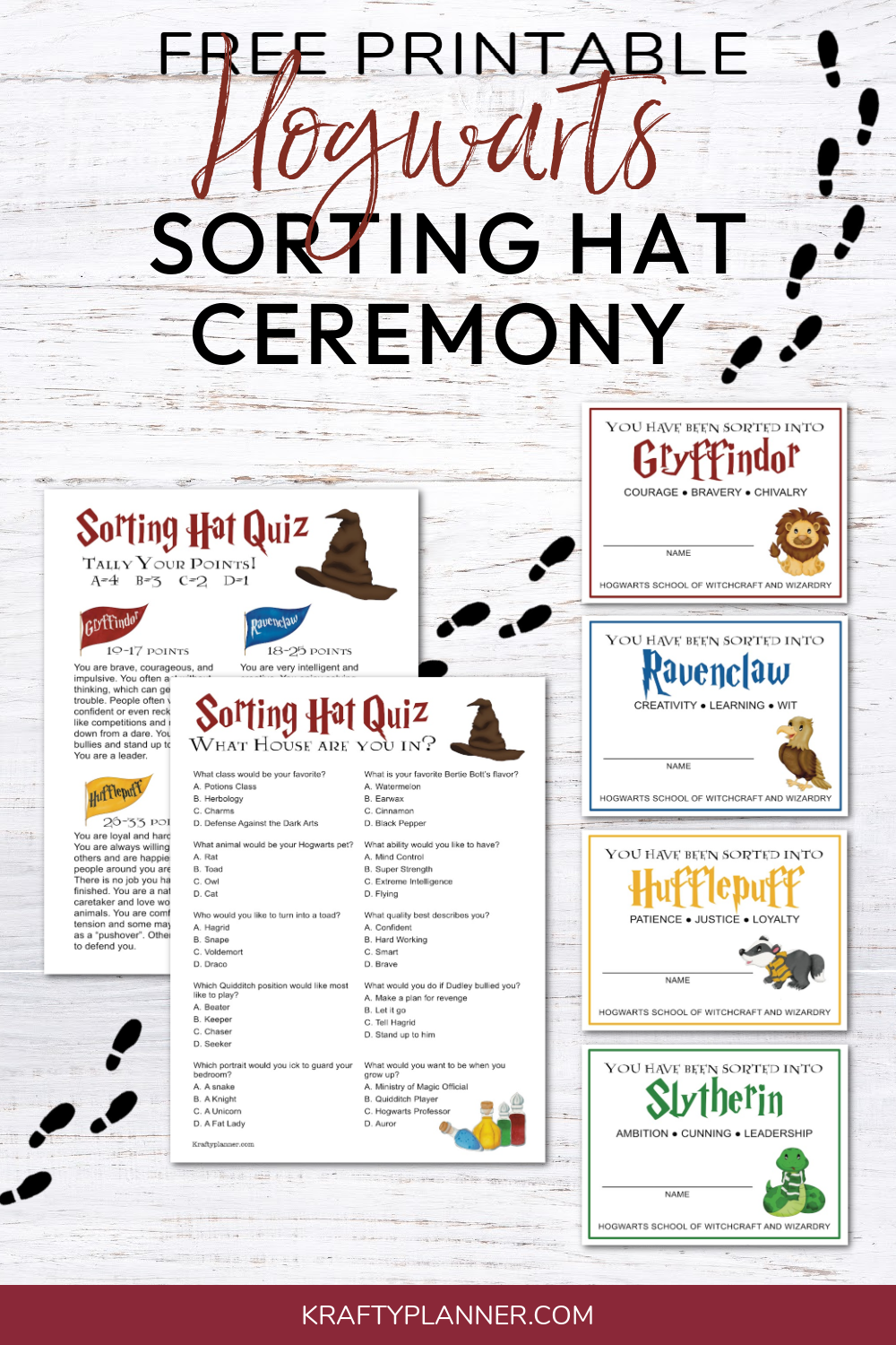 Sorting Hat and Personality: What does your Hogwarts House say