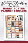 DAY 7: Free Printable Harry Potter Printable Planner Stickers — Krafty ...