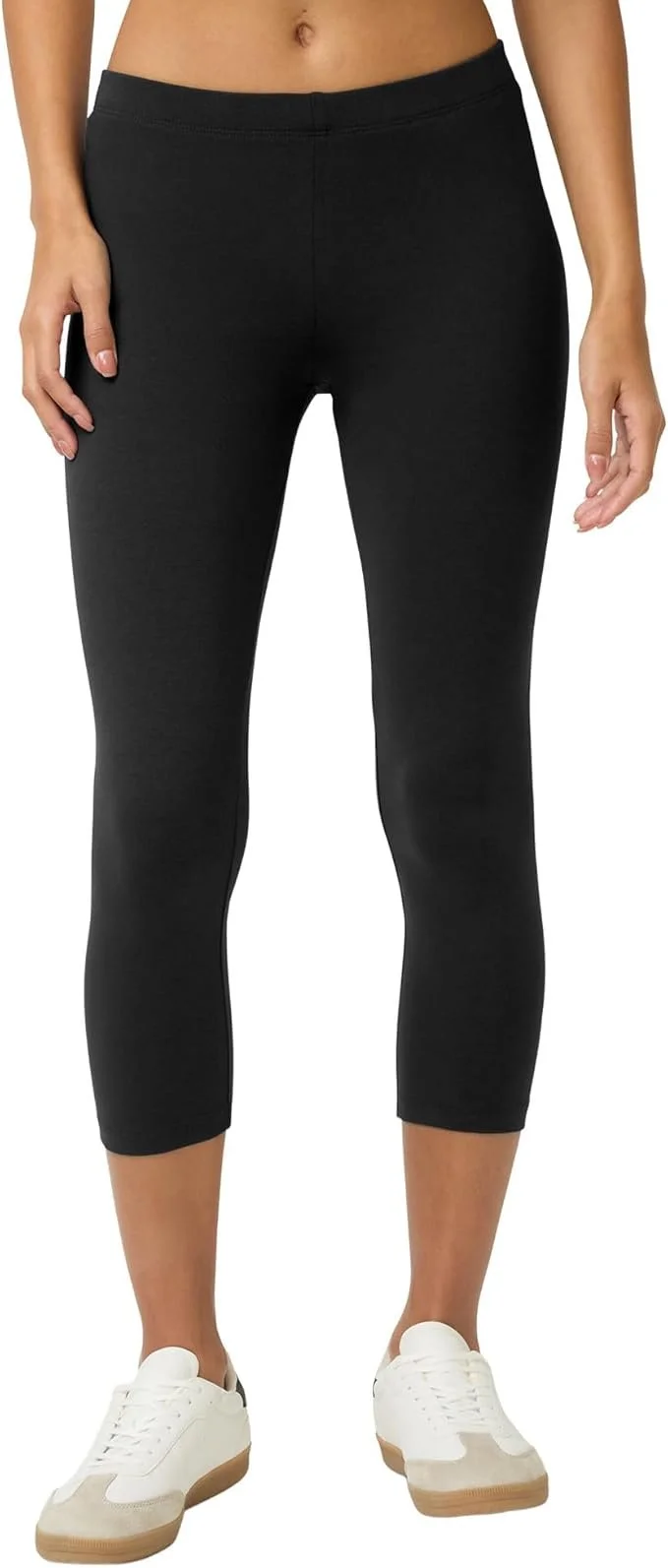 no nonsense Soft Cotton Capri Leggings