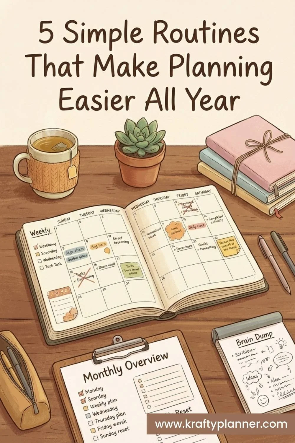 5 Simple Routines That Make Planning Easier All Year
