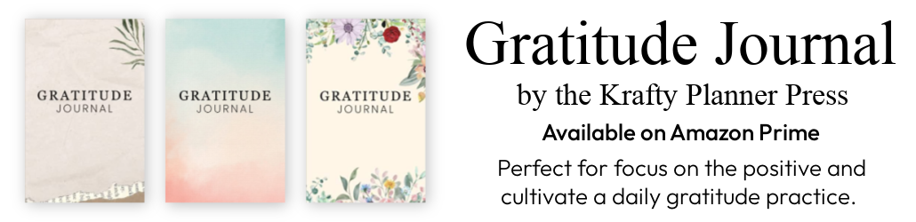 Krafty Planner Press Gratitude Journals on Amazon