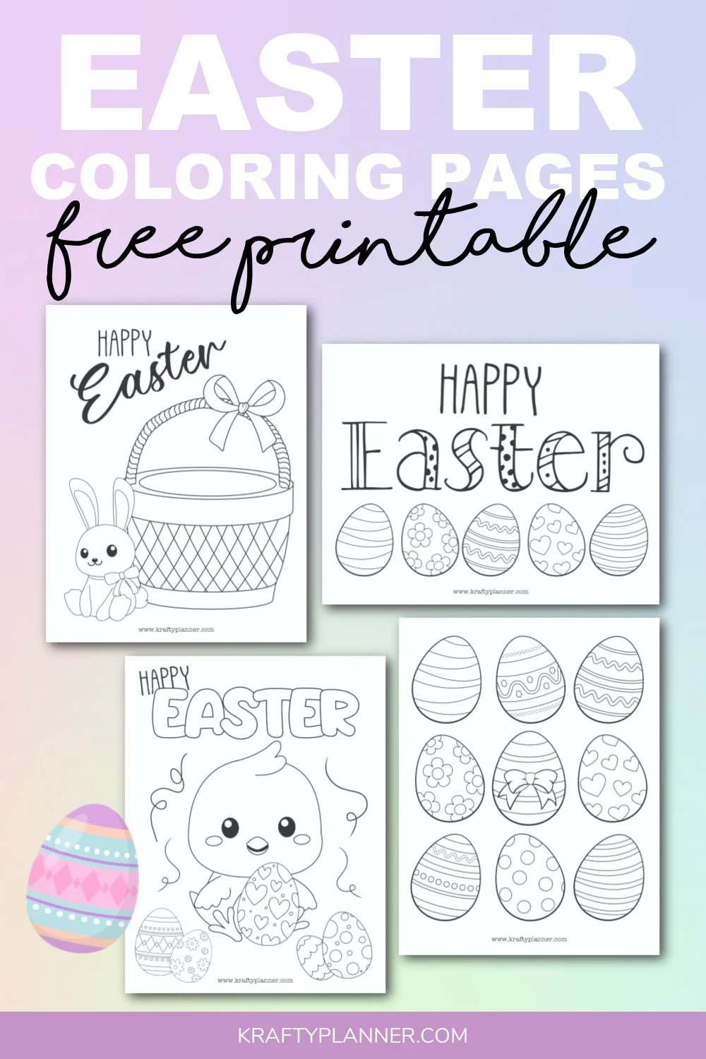 Egg-cellent Easter Coloring Sheets: Free Printables for Holiday Cheer ...