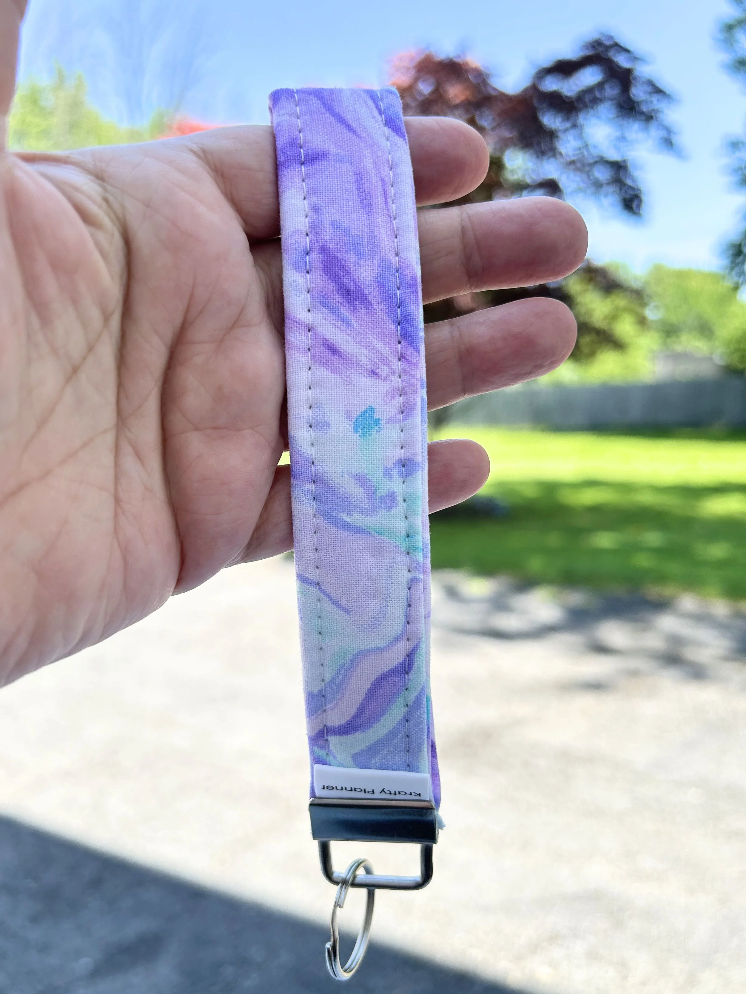 Mystic Lagoon Wristlet | Handmade Fabric Strap