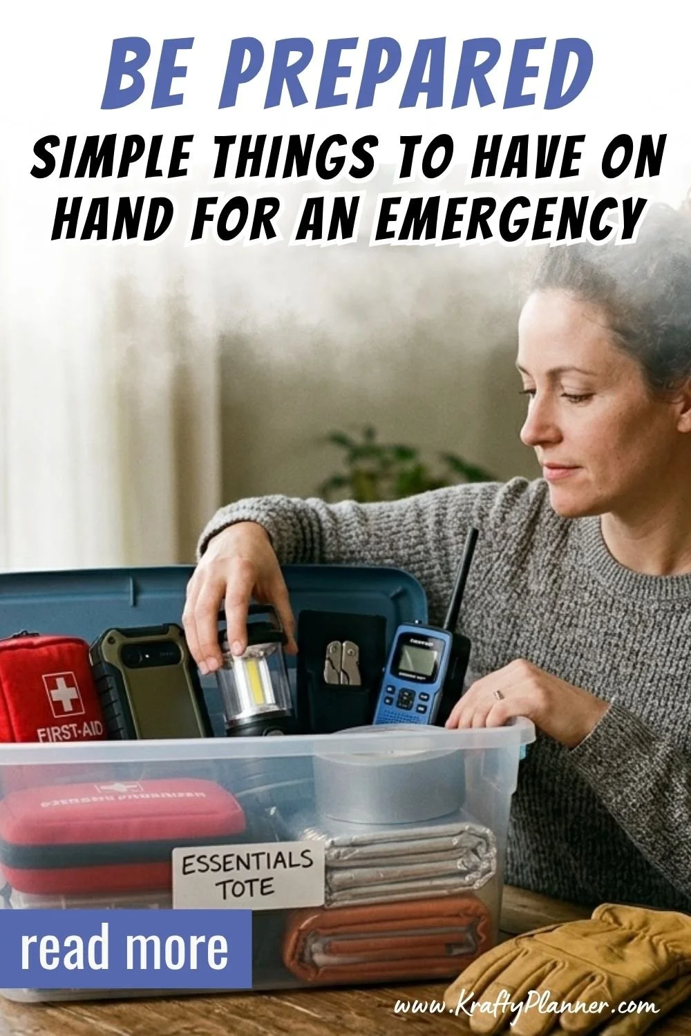 Be Prepared: Simple Things to Have on Hand for an Emergency