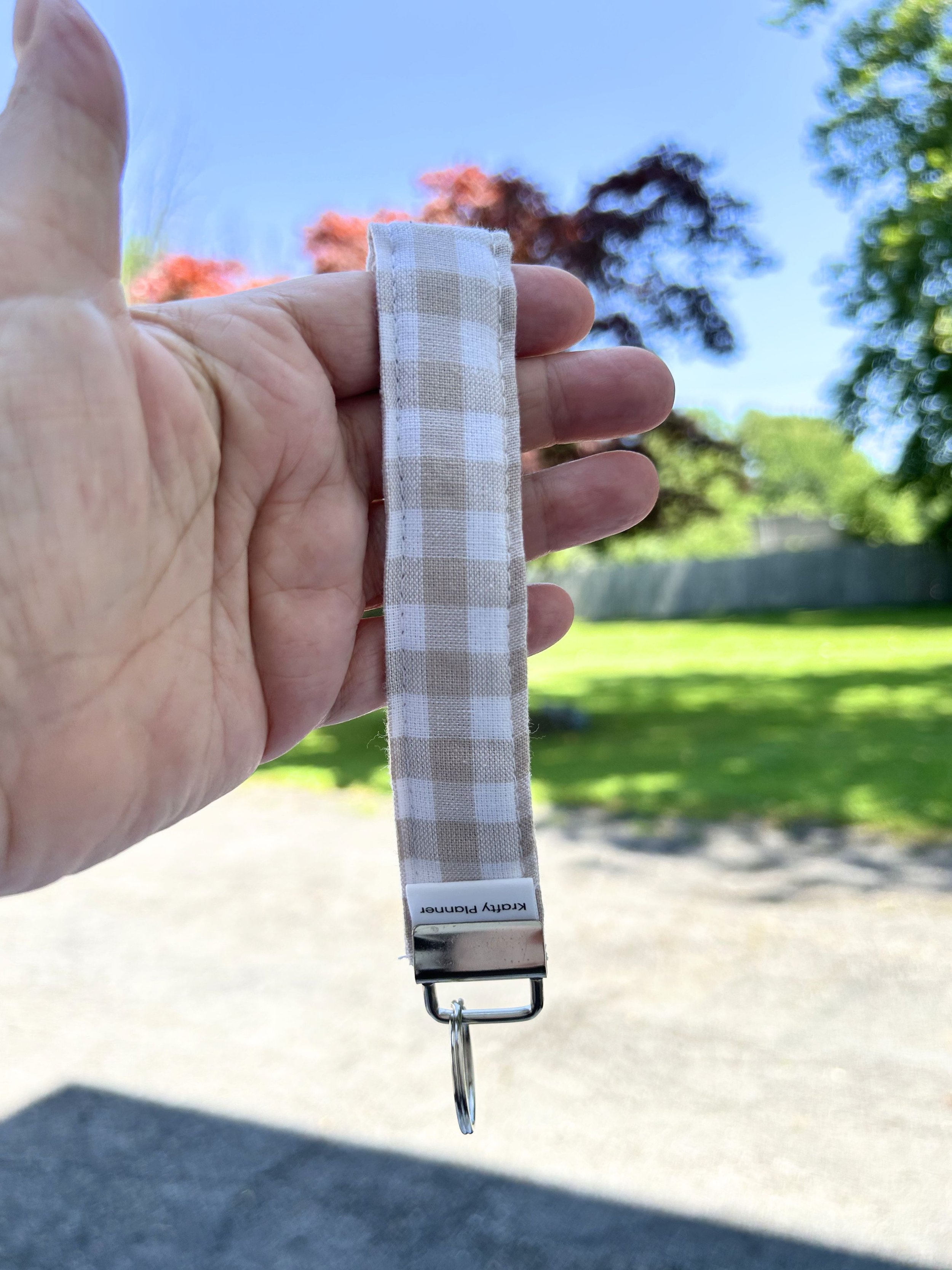 Morning Mist Wristlet | Handmade Fabric Strap