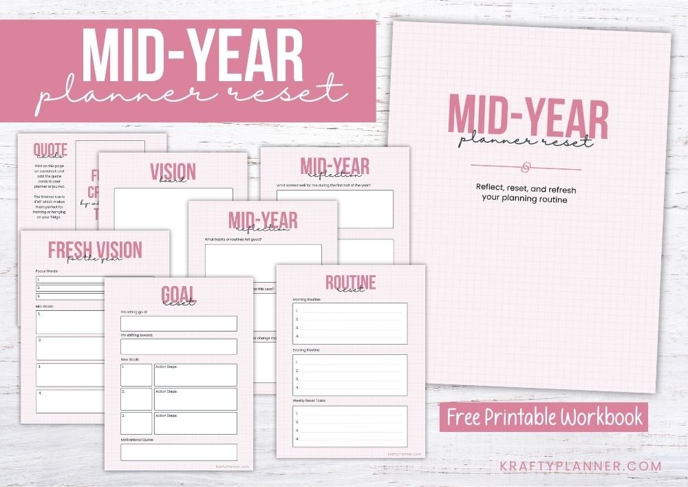 A Fresh Start: Your Mid-Year Planner Reset Toolkit