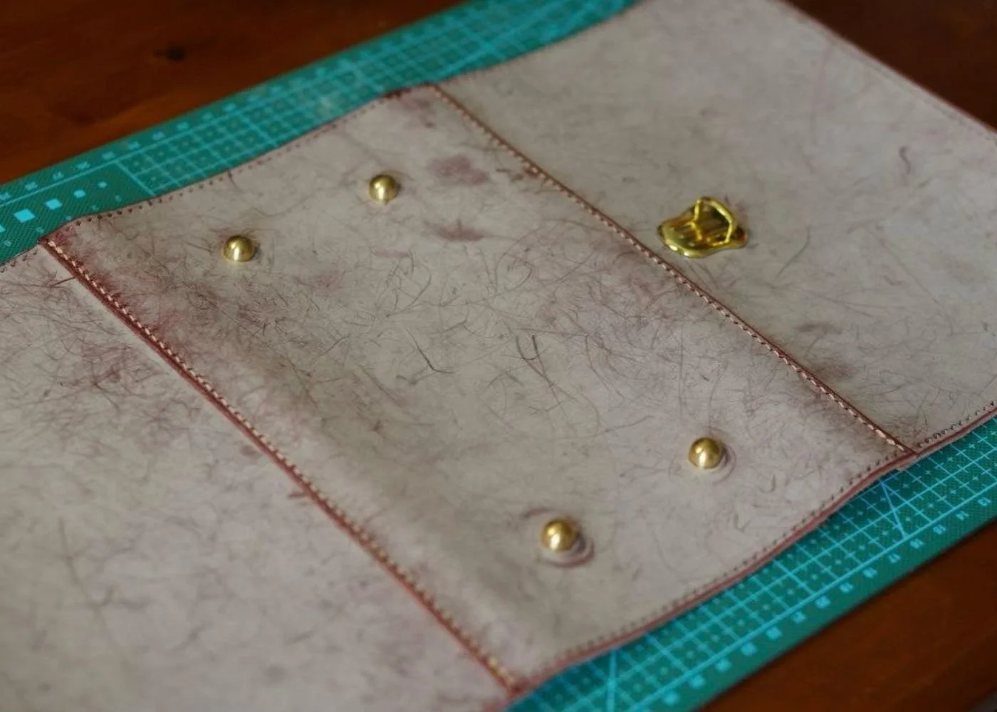 How to Make a Leather Cover for Your Traveler's Notebook - Making the cover without leather