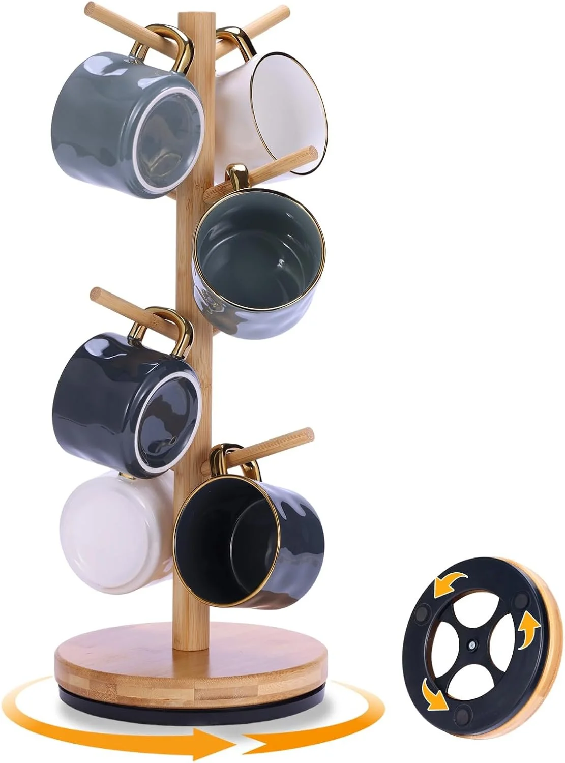 Bamboo Mug Holder Tree