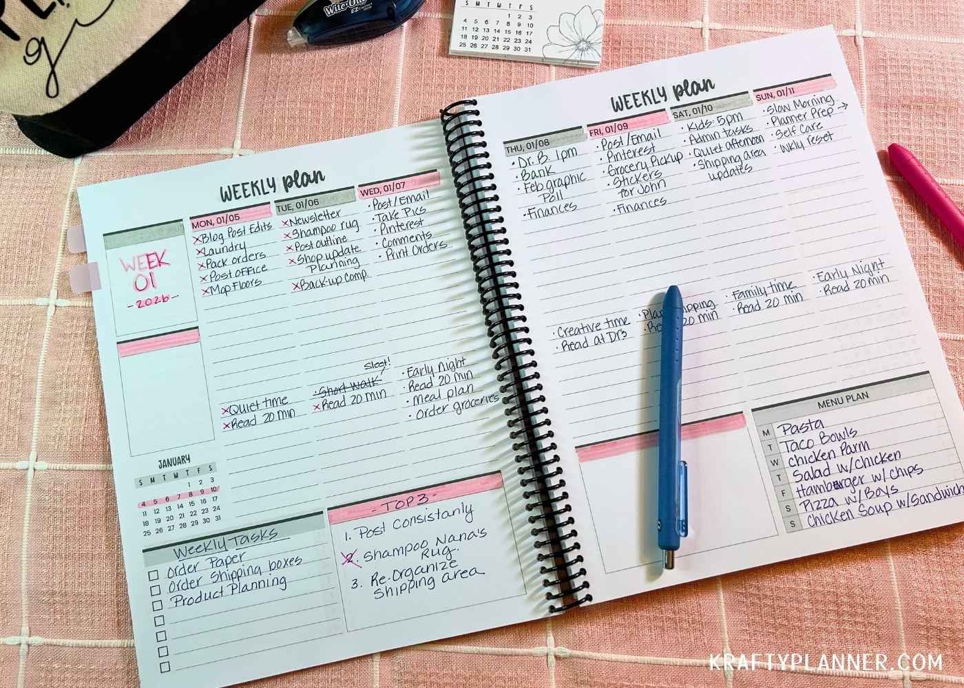 Weekly Planning: Reset Your Routine in the New Year With the Everything Planner