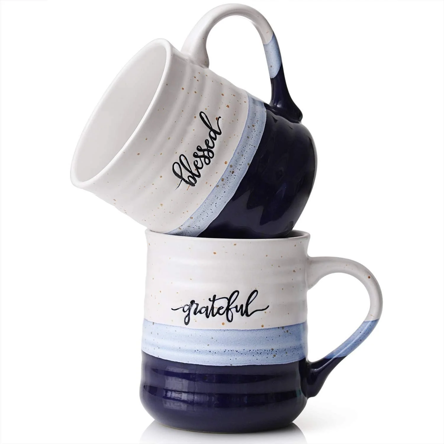 large porcelain mugs