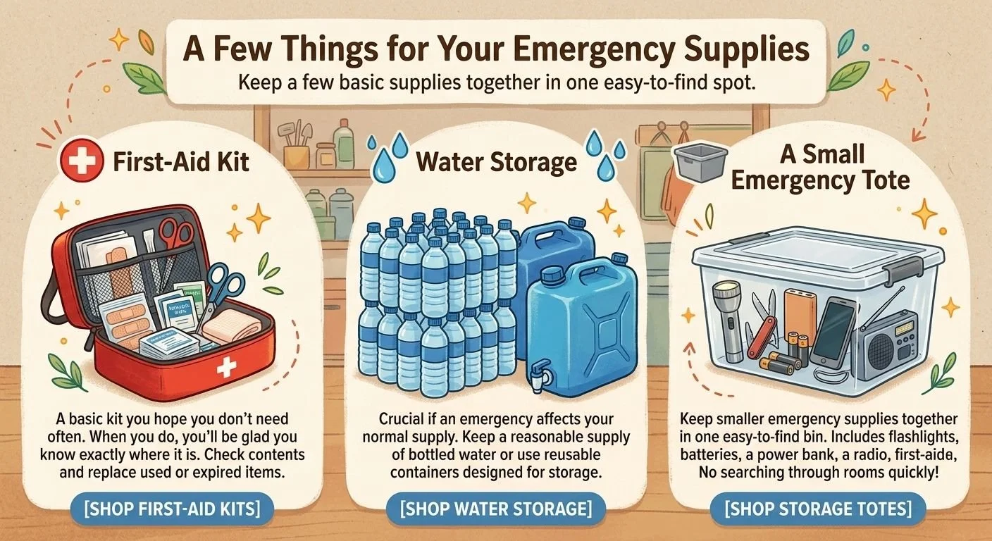 Be Prepared: Simple Things to Have on Hand for an Emergency