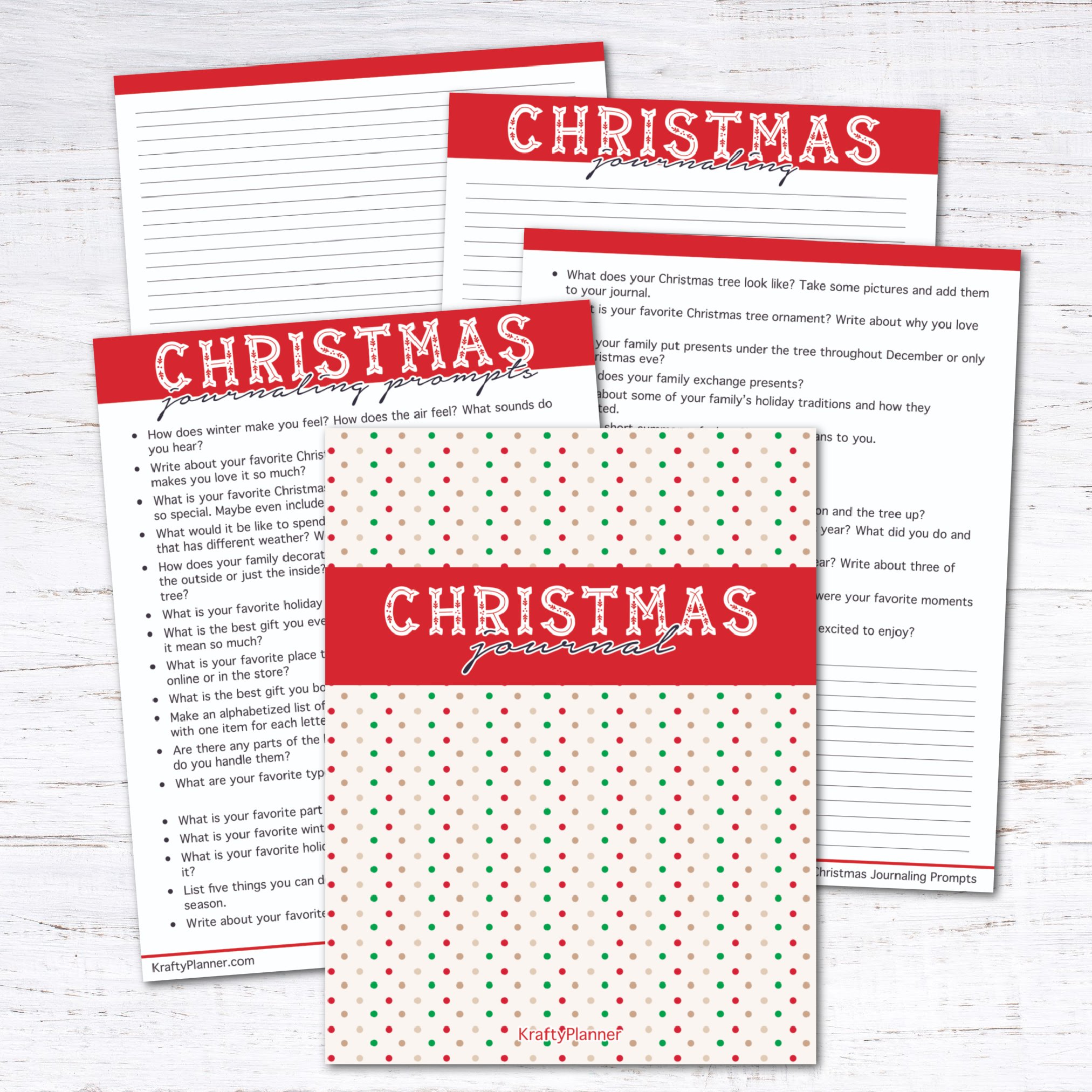 Christmas Journaling - 31 Prompts for the Holiday Season