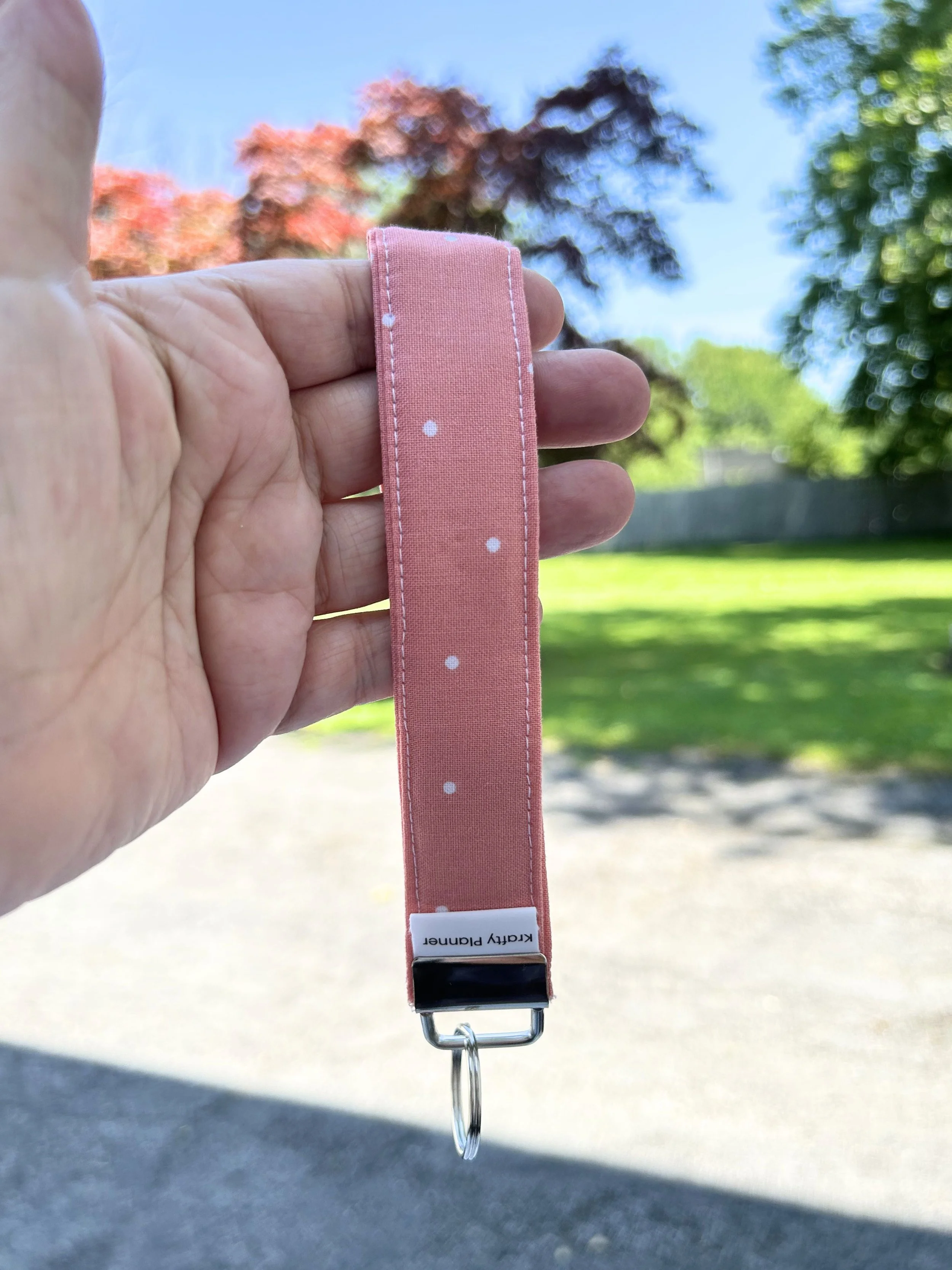 Sweet Pea Wristlet | Handmade Fabric Strap