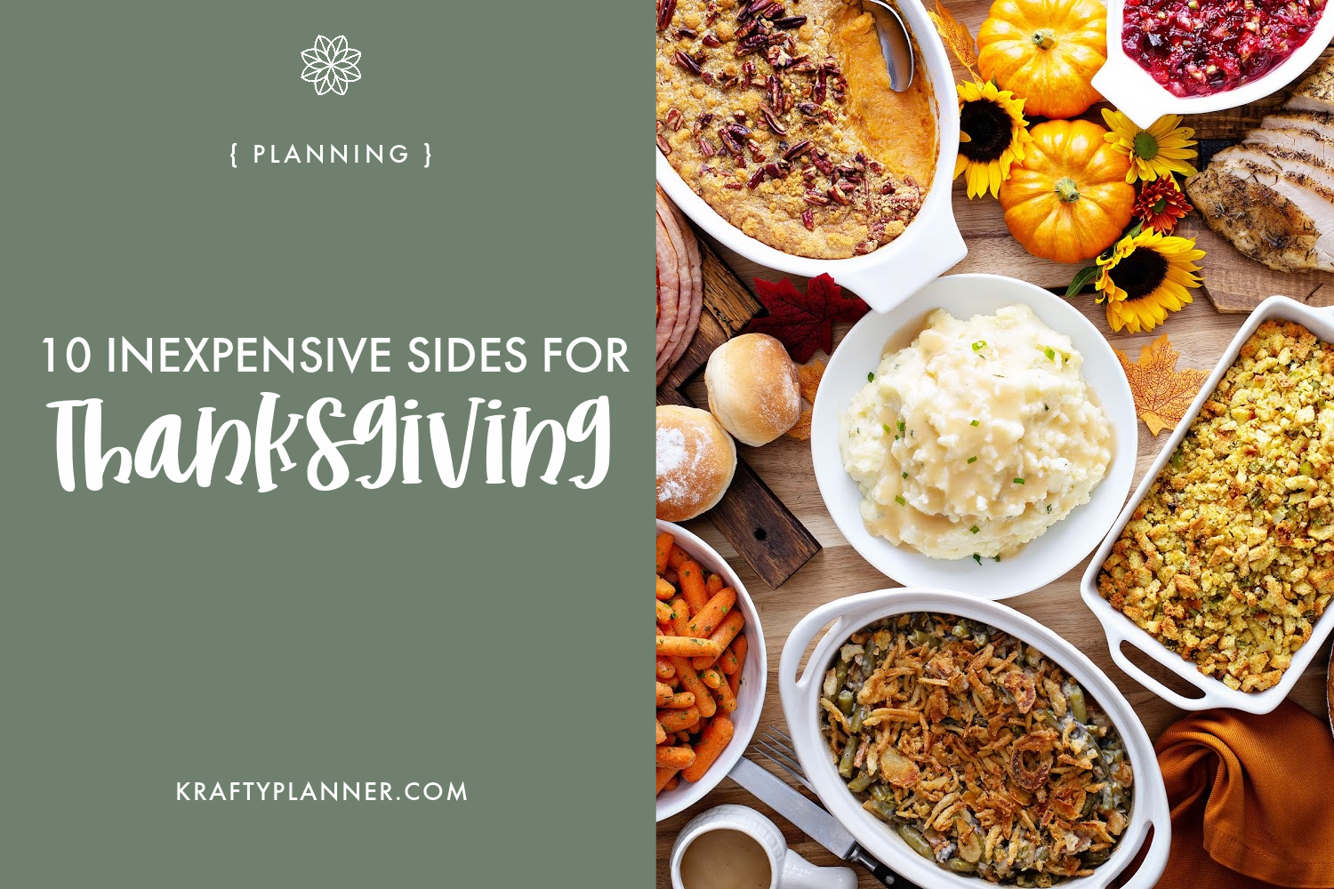 10 Inexpensive Side Dishes for Your Thanksgiving Dinner