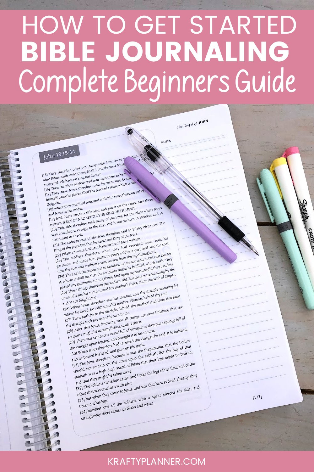 How to Start a Bible Study Journaling System for Beginners