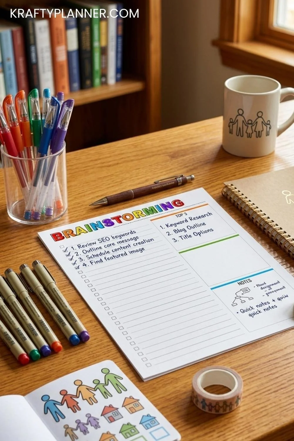 Free Printable Brainstorming Worksheet for When You’re Feeling Overwhelmed