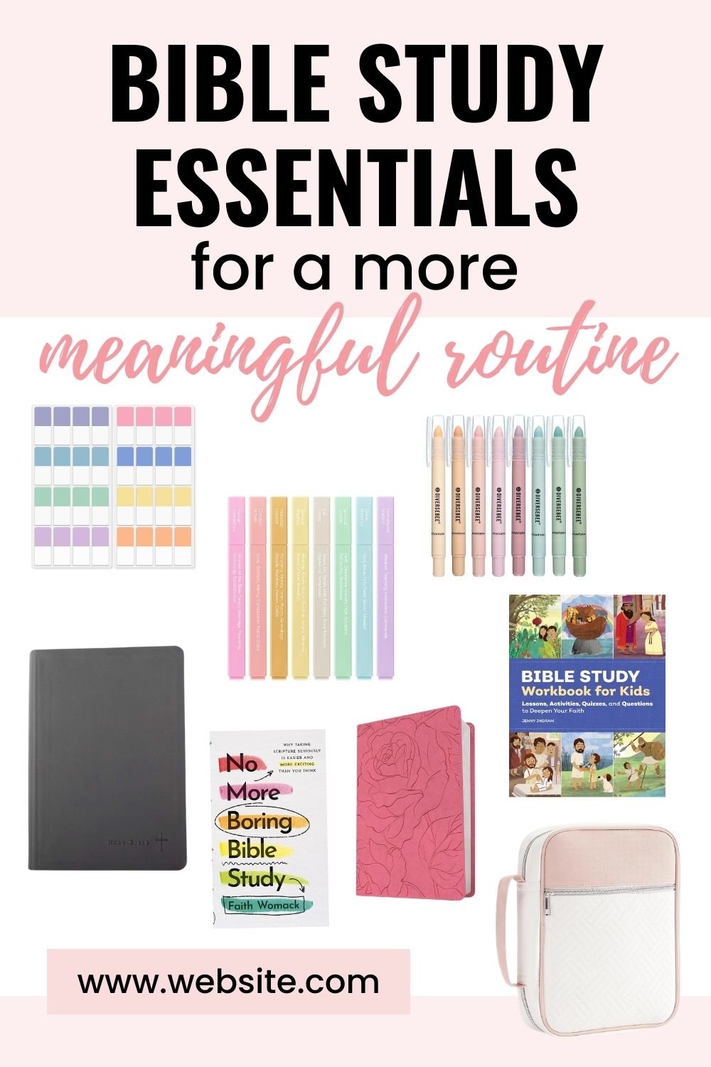 Bible Study Essentials for a More Meaningful Routine — Krafty Planner