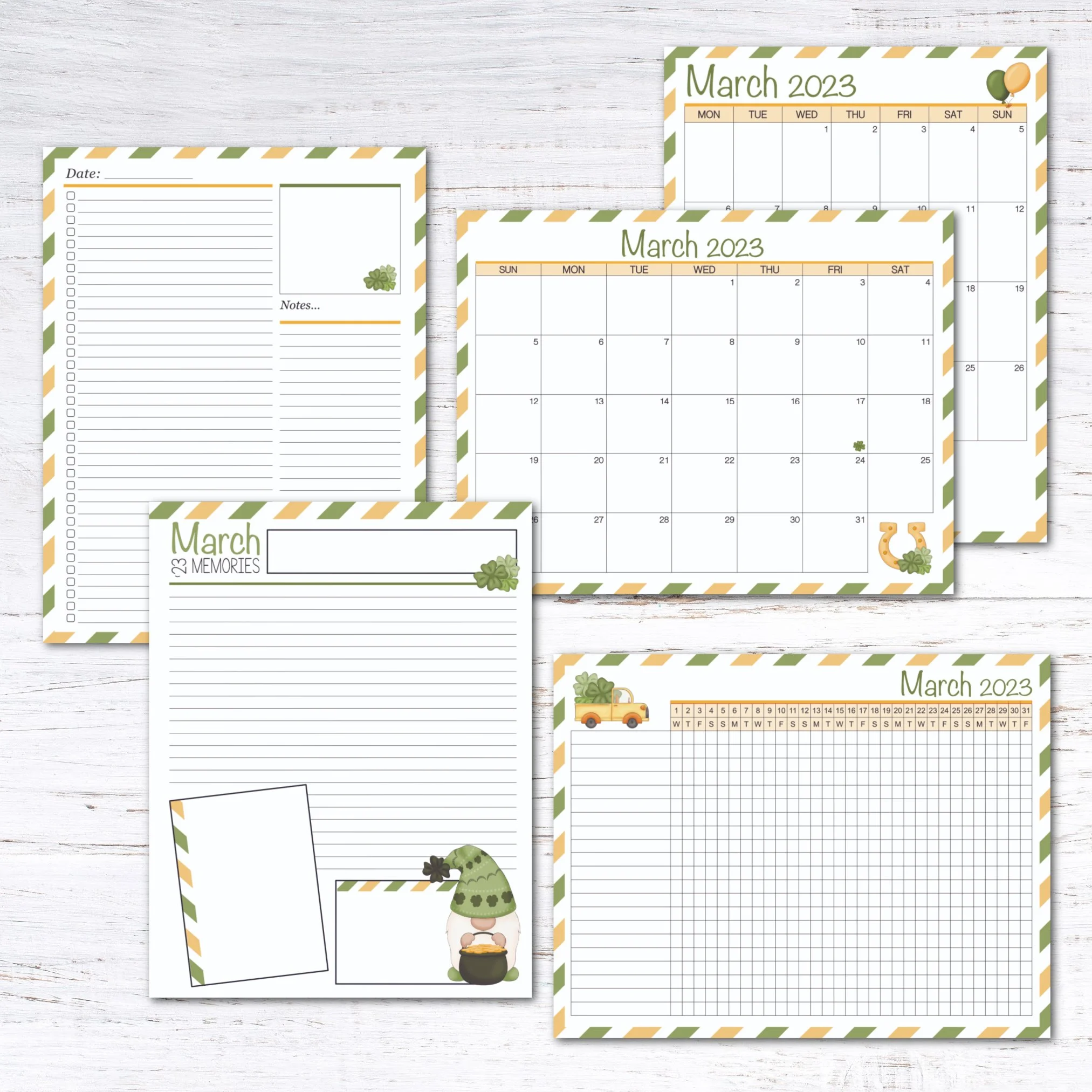 Free Printable March 2023 Planning Pages — Krafty Planner