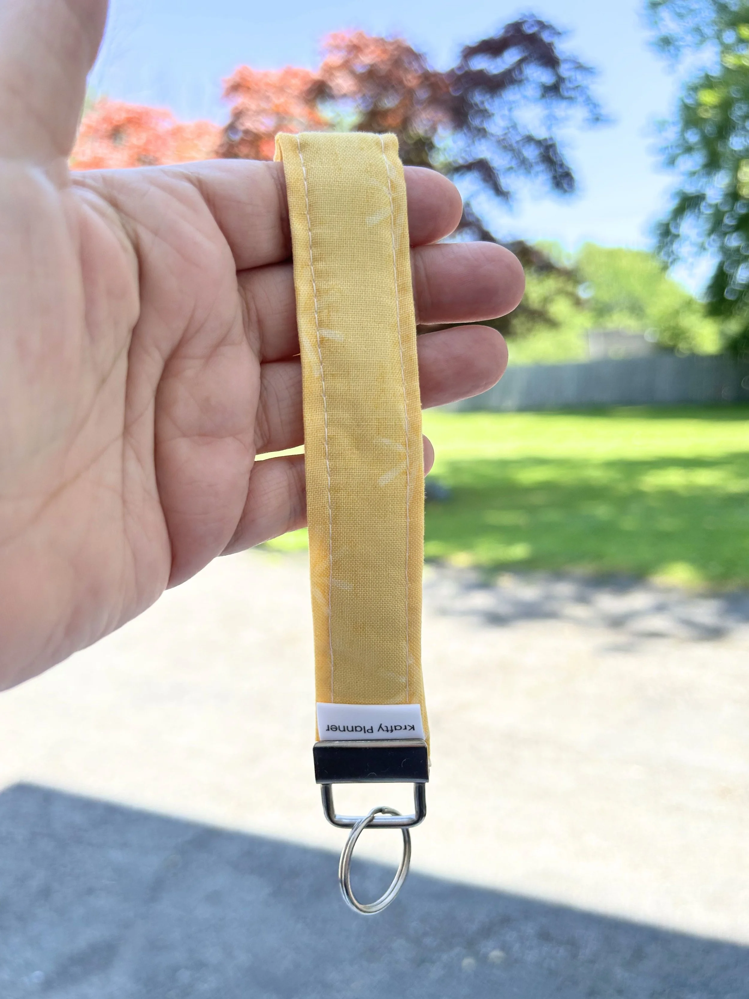 Buttercup Wristlet | Handmade Fabric Strap