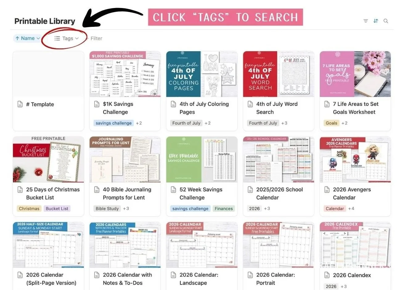 The Krafty Planner Printable Library Just Got a Major Upgrade!