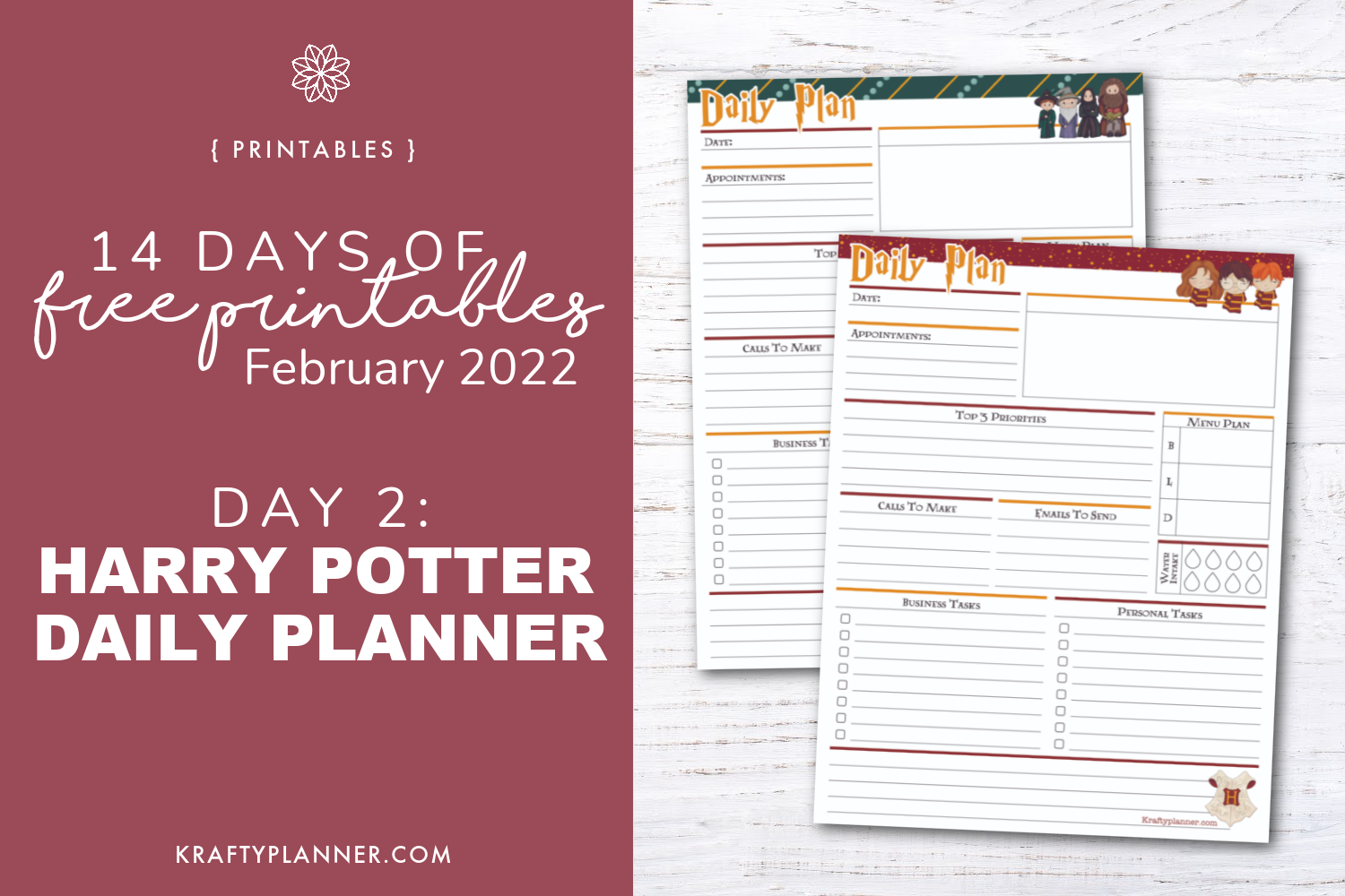 Free Printable Hogwarts Sorting Hat Ceremony — Krafty Planner