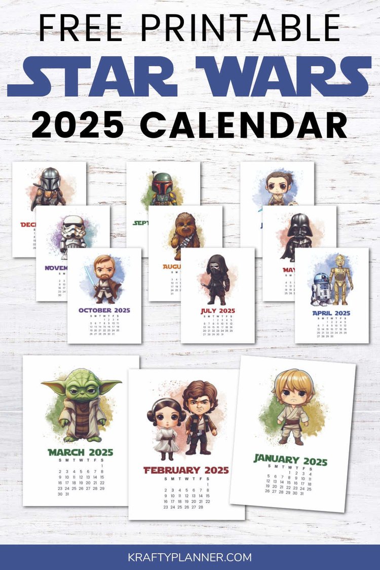 Star Wars Kalender 2025 star wars Celebration 2025