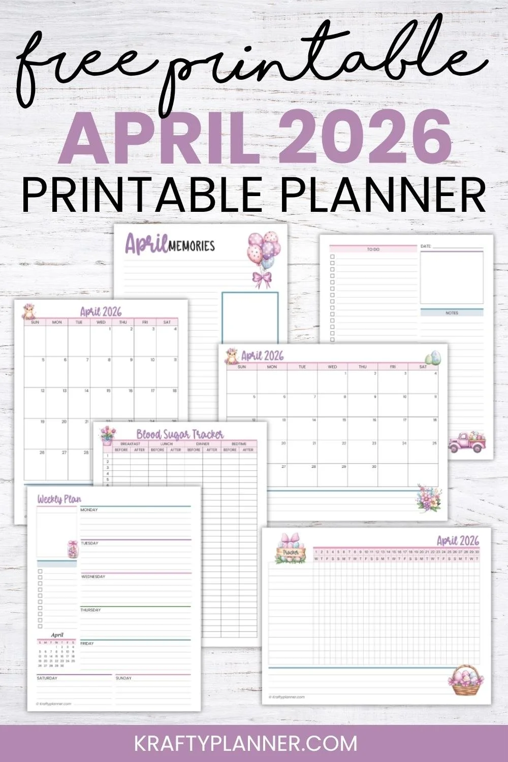 April 2026 Planning Freebies: Calendars, Trackers & Planners
