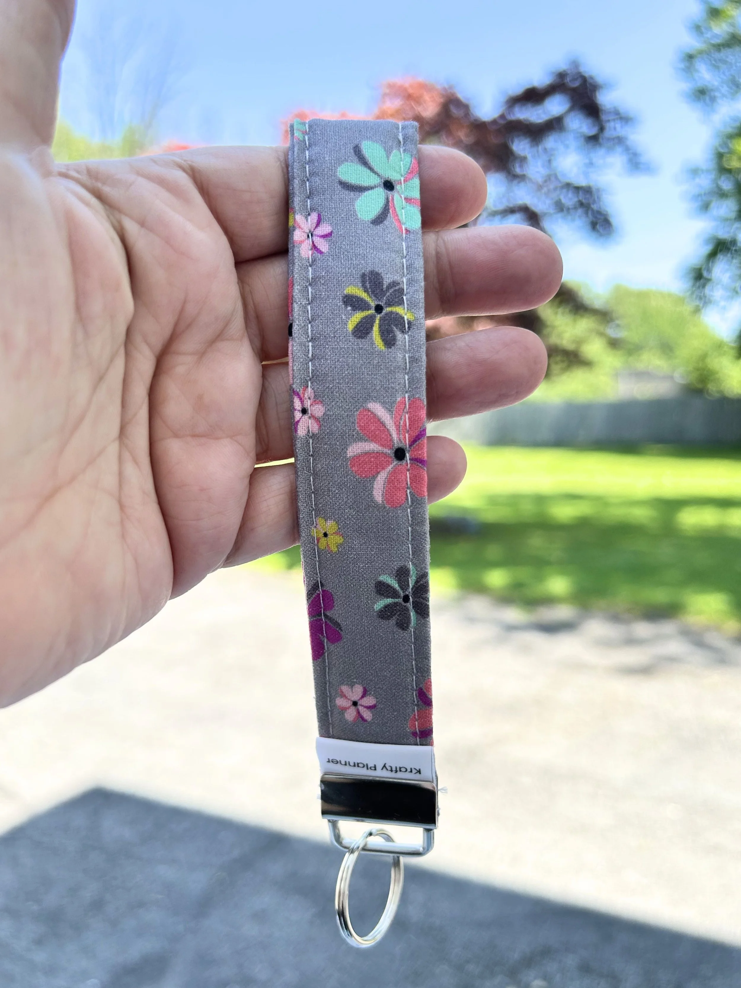 Blossom Breeze Wristlet | Handmade Fabric Strap