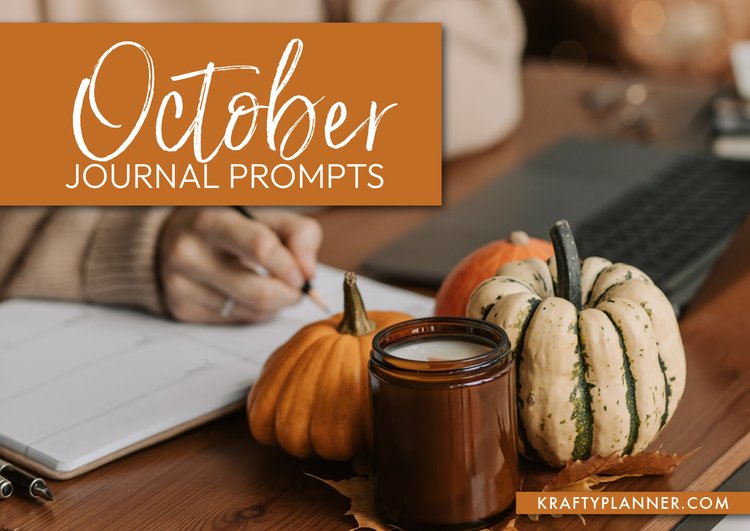 Daily Journaling Prompts & Affirmations for October — Krafty Planner