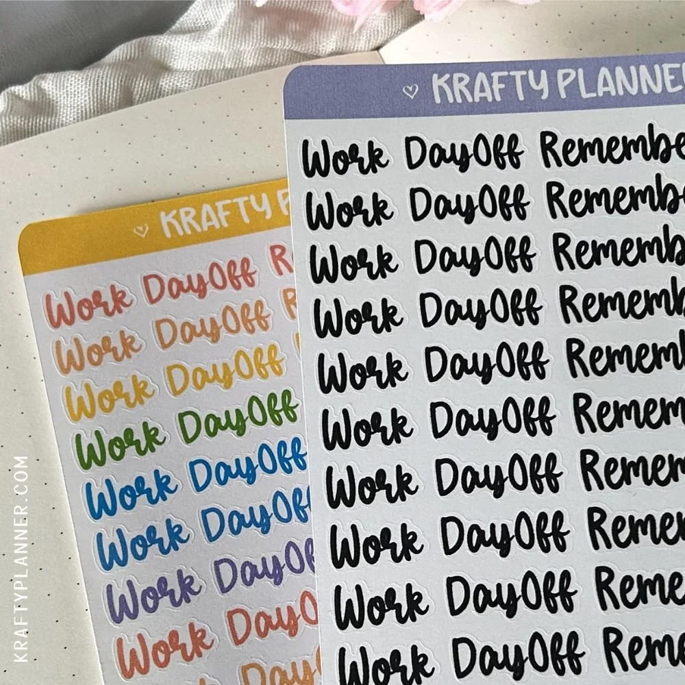 Functional Planner Stickers | Work, Meetings & Reminders