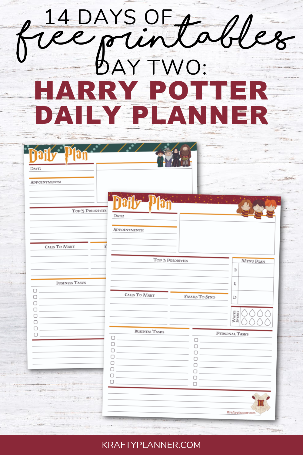 Free Printable Hogwarts Sorting Hat Ceremony — Krafty Planner