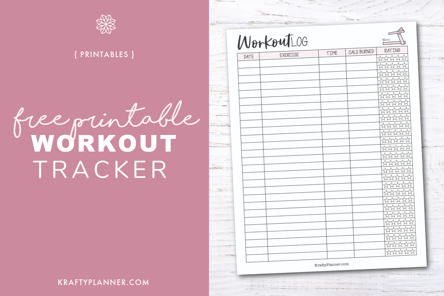 FREE Printable Fitness Journal  Fitness planner printable, Fitness tracker  printable, Fitness journal