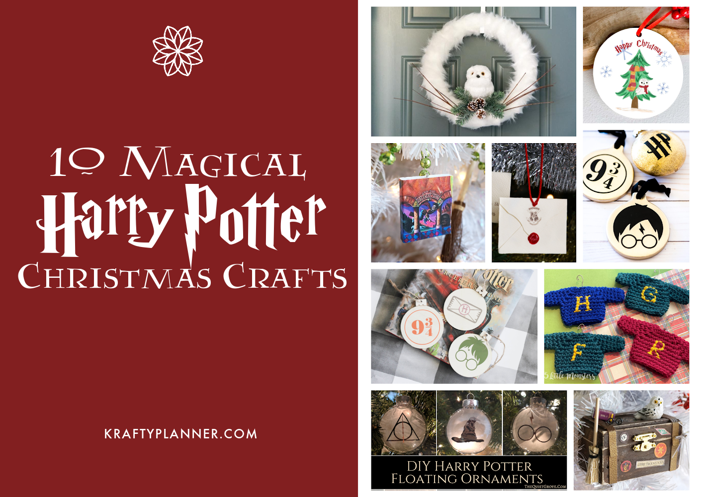 Magical Harry Potter Christmas Tree Decorations