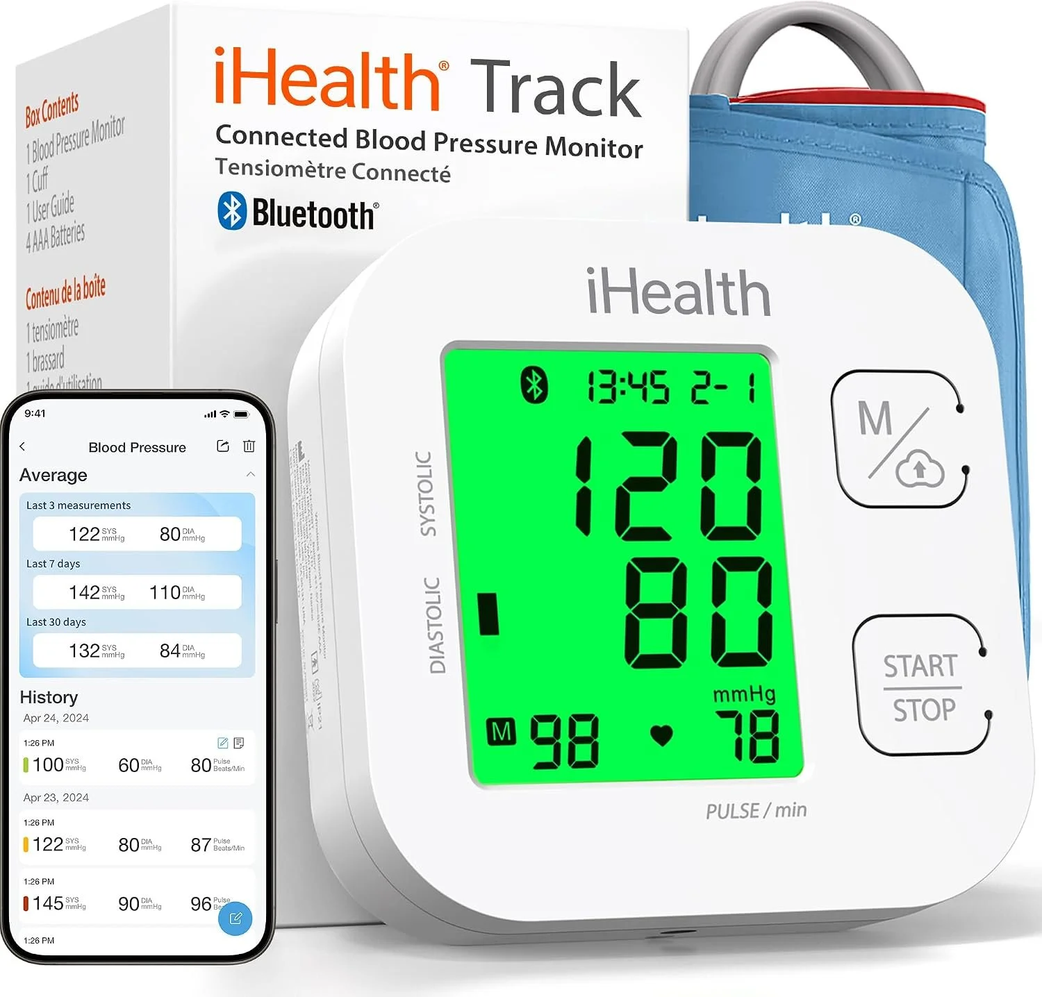 iHealth Track Smart Blood Pressure Monitor