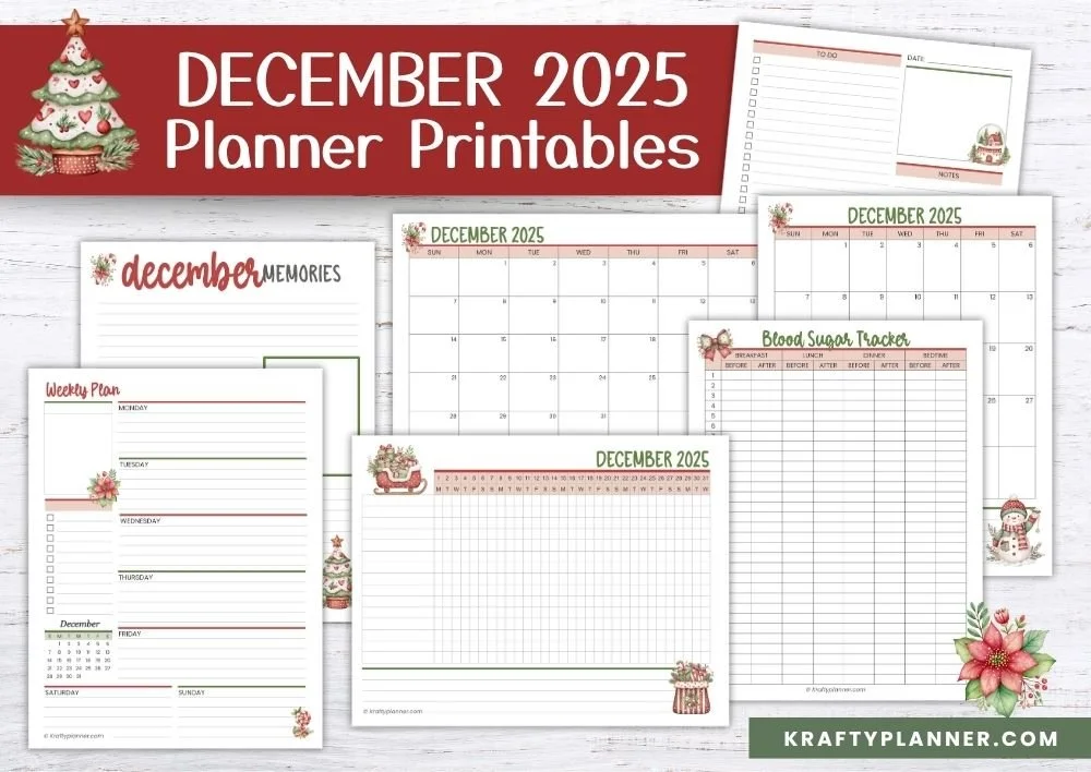 Free December Printables to Keep Your Holidays Stress-Free