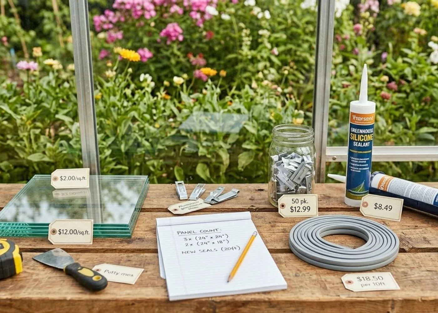 How to Plan and Budget for a DIY Greenhouse Glazing Repair
