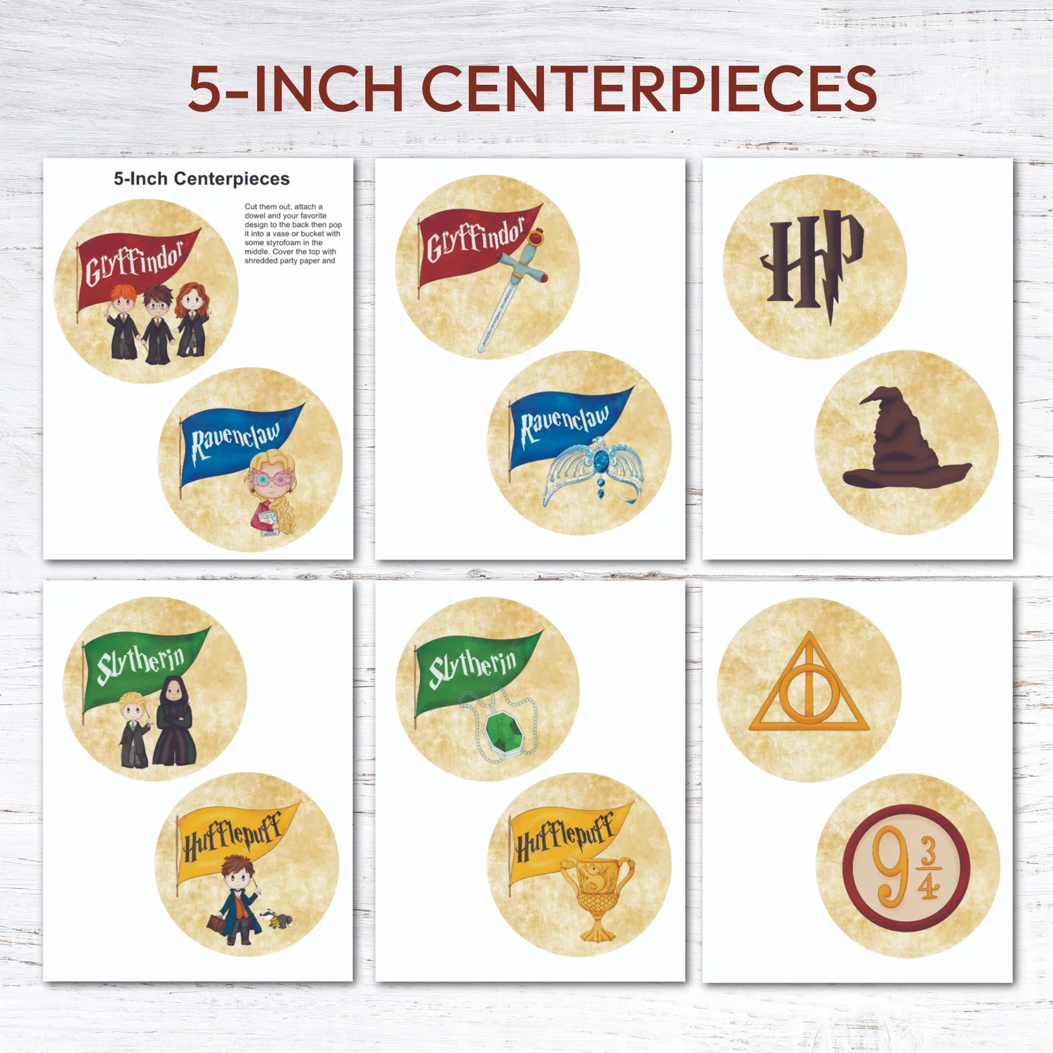Harry Potter Birthday Party Free Printables — Krafty Planner