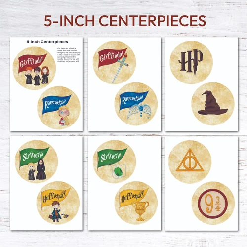 Harry Potter Birthday Party Free Printables — Krafty Planner