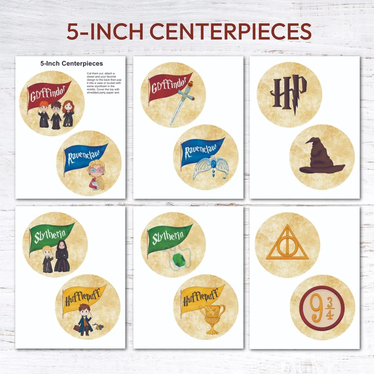 Harry Potter Birthday Party Free Printables — Krafty Planner