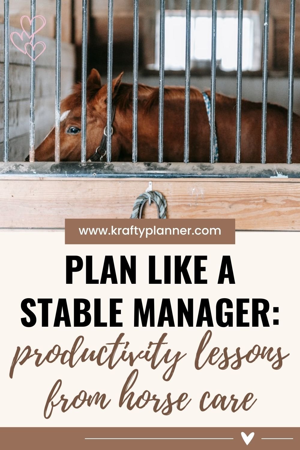 Plan Like a Stable Manager: Productivity Lessons from Horse Care