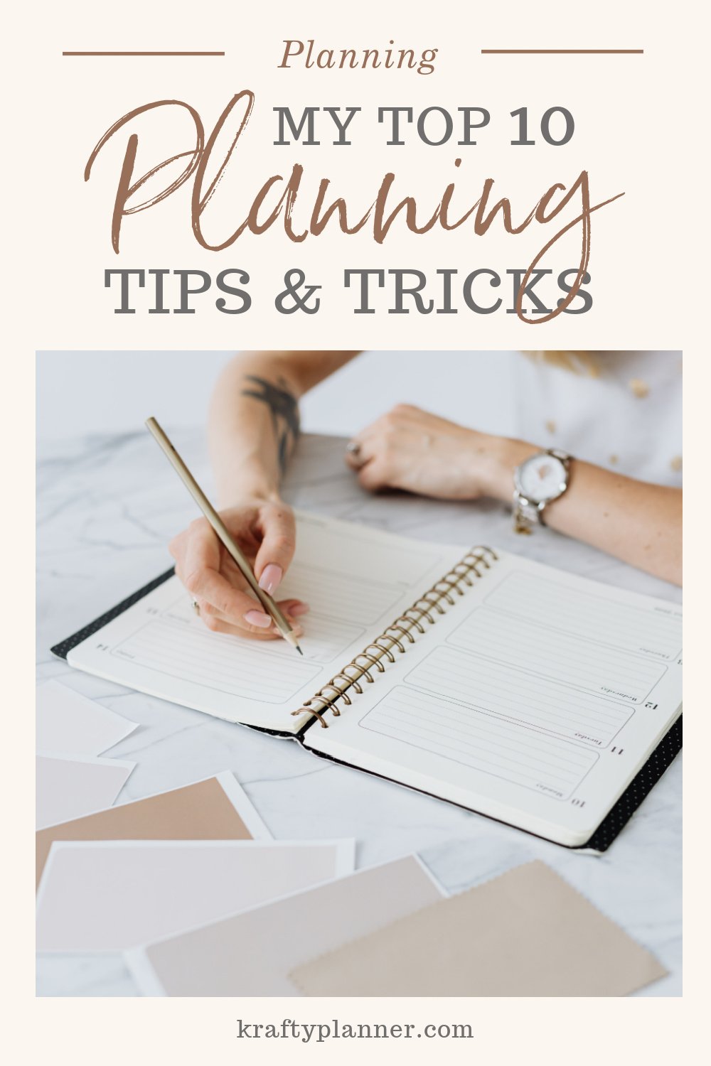 My 10 Best Planning Tips and Tricks — Krafty Planner