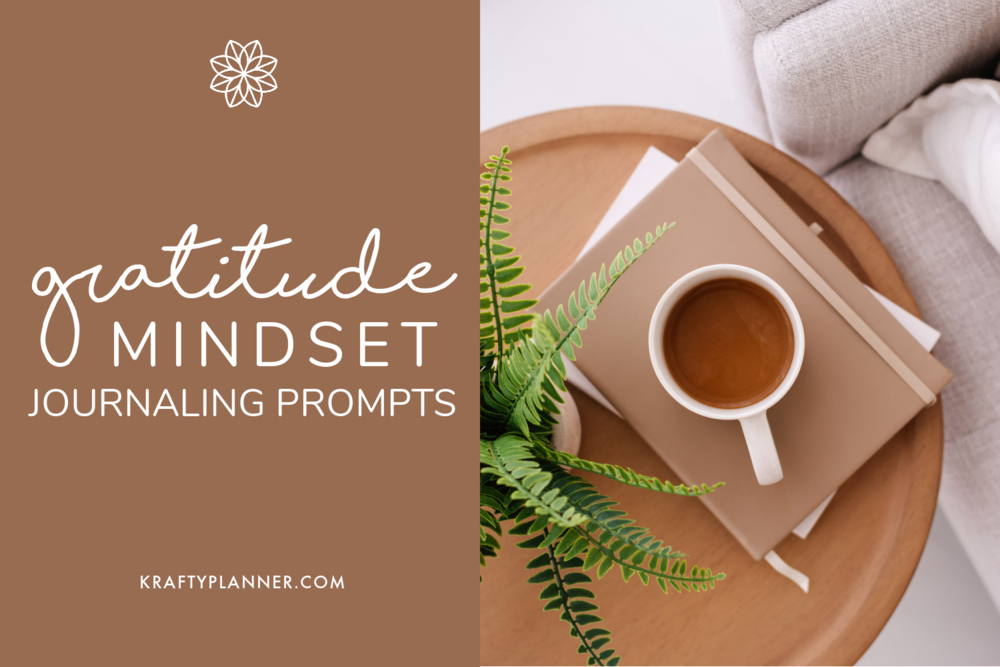 Gratitude Mindset Journaling Prompts | November 2021