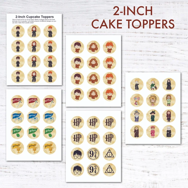 Harry Potter Birthday Party Free Printables — Krafty Planner