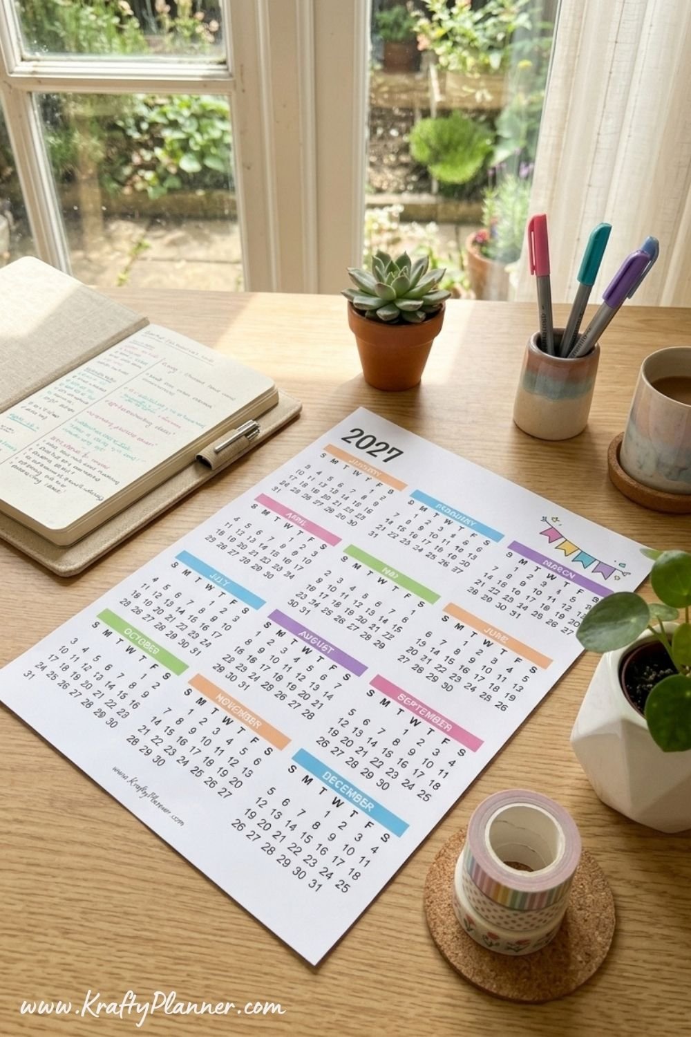 How to Use a Year-at-a-Glance Calendar