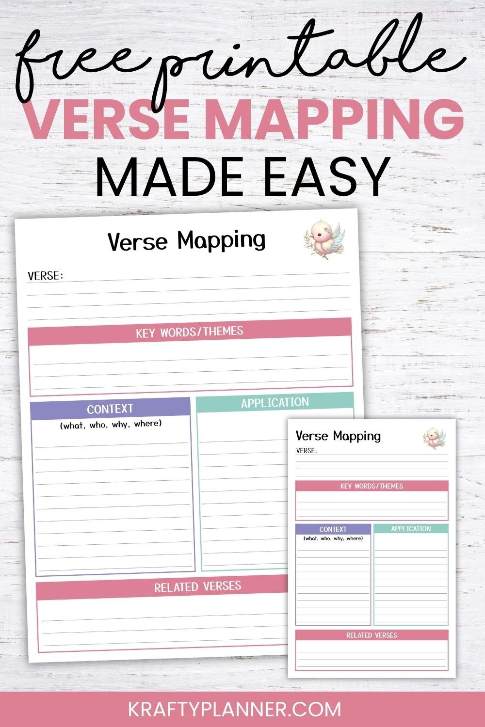 Verse Mapping Made Simple (Free Printable)