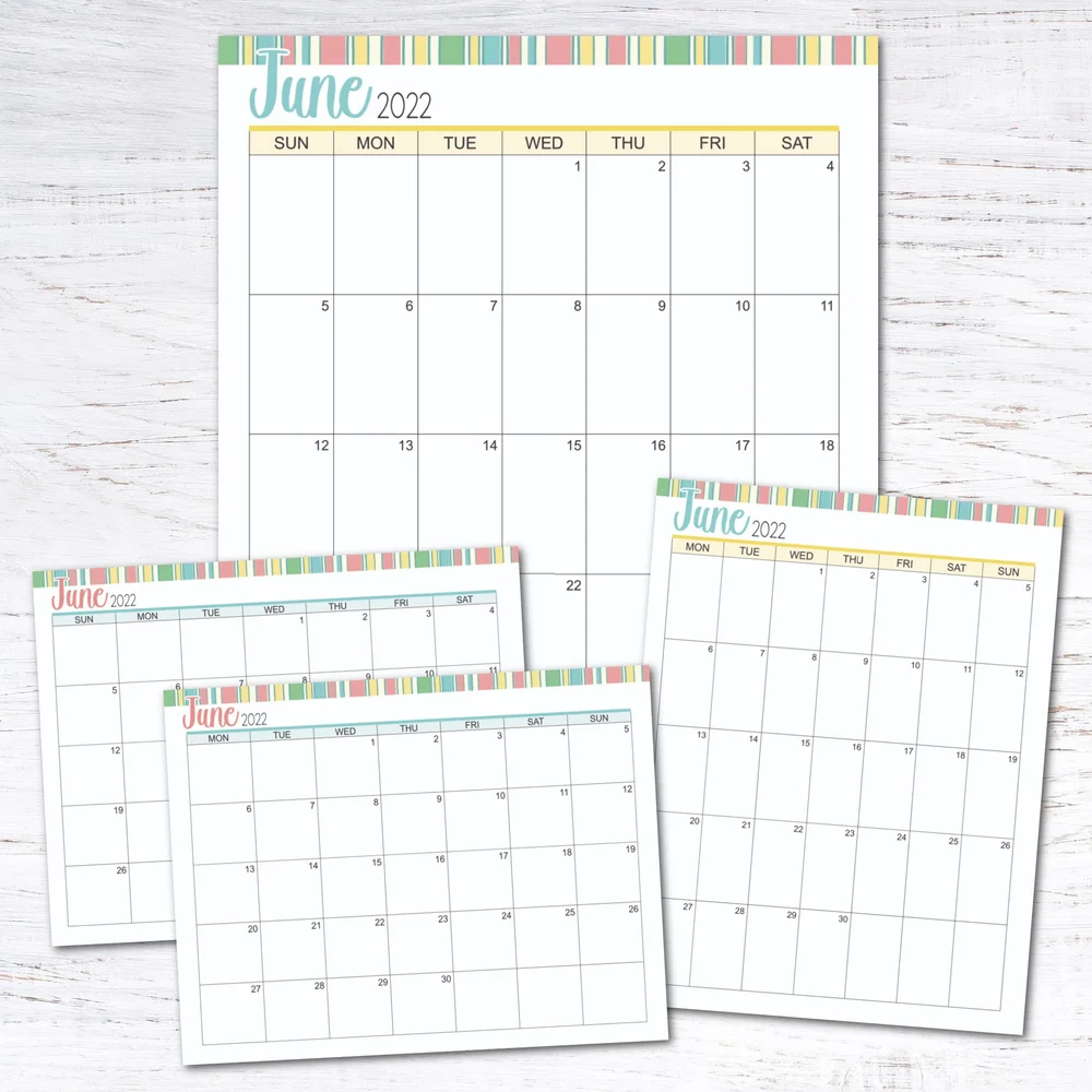 free printable june 2022 calendar krafty planner