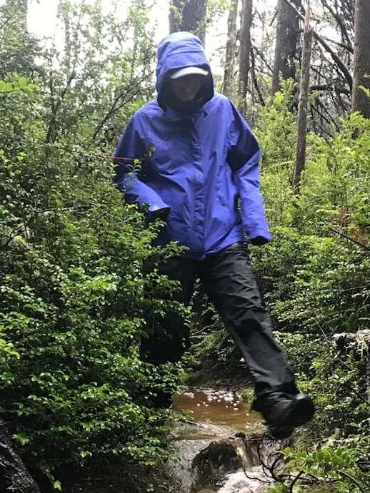 Thanks Mom for the new rain jacket!!!