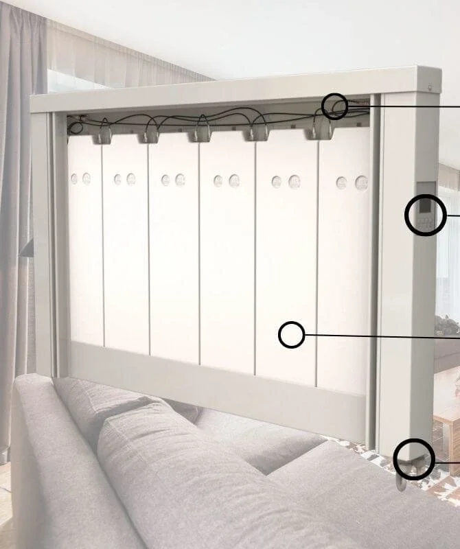 Technotherm TT-KS belső felépítés – samottkő mag