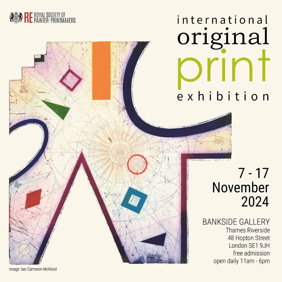 Thrilled to be a part in this years @re_printmakers international original print exhibition at @banksidegallery . If you&rsquo;re around Southbank, it&rsquo;s worth a visit ✨